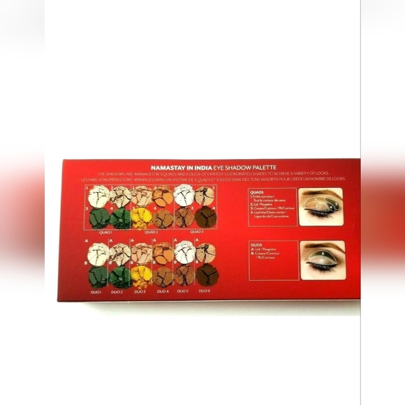 CARGO COSMETICS NAMASTAY IN INDIA EYE SHADOW PALETTE 12 Shadows, 1 Dual Brush - Picture 3 of 4